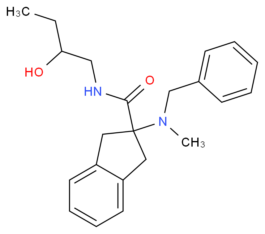 2-[benzyl(methyl)amino]-N-(2-hydroxybutyl)-2-indanecarboxamide_Molecular_structure_CAS_)