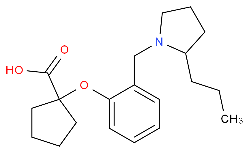 1-{2-[(2-propylpyrrolidin-1-yl)methyl]phenoxy}cyclopentanecarboxylic acid_Molecular_structure_CAS_)