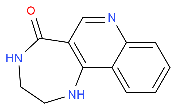 3,4-dihydro-1H-[1,4]diazepino[6,5-c]quinolin-5(2H)-one_Molecular_structure_CAS_)