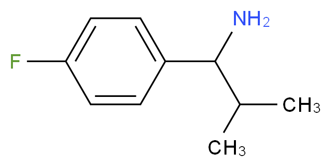 1-(4-fluorophenyl)-2-methylpropan-1-amine_Molecular_structure_CAS_)
