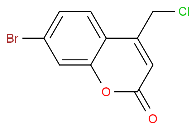 7-bromo-4-(chloromethyl)-2H-chromen-2-one_Molecular_structure_CAS_)