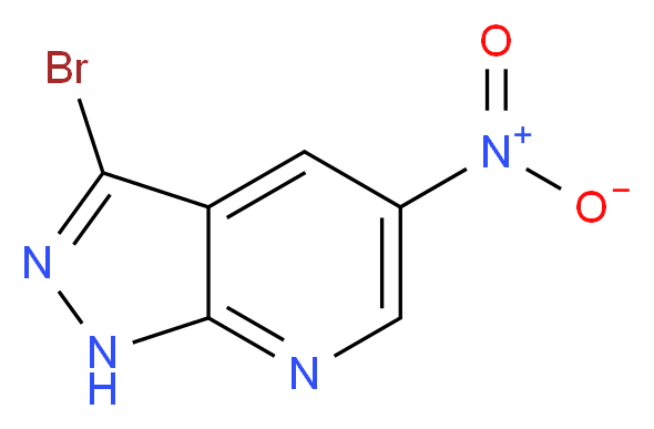 3-Bromo-5-nitro-1H-pyrazolo[3,4-b]pyridine_Molecular_structure_CAS_1186608-83-2)
