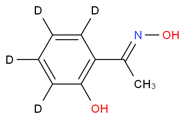 2'-Hydroxyacetophenone-d4 Oxime _Molecular_structure_CAS_)