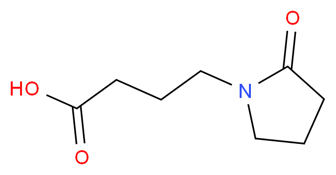 4-(2-oxopyrrolidin-1-yl)butanoic acid_Molecular_structure_CAS_6739-80-6)