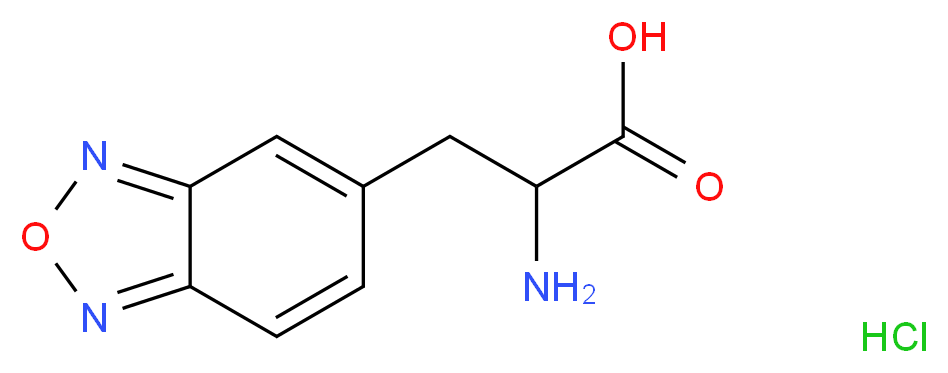 5-(2-Amino-2-carboxyethyl)benzo[c]furazane hydrochloride_Molecular_structure_CAS_82183-60-6)