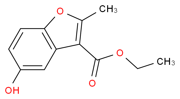 Ethyl 5-hydroxy-2-methyl-1-benzofuran-3-carboxylate_Molecular_structure_CAS_)