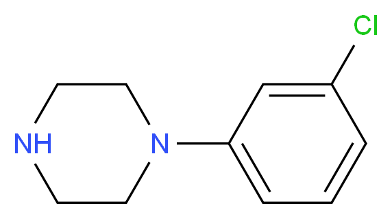 1-(3-Chlorophenyl)piperazine_Molecular_structure_CAS_6640-24-0)