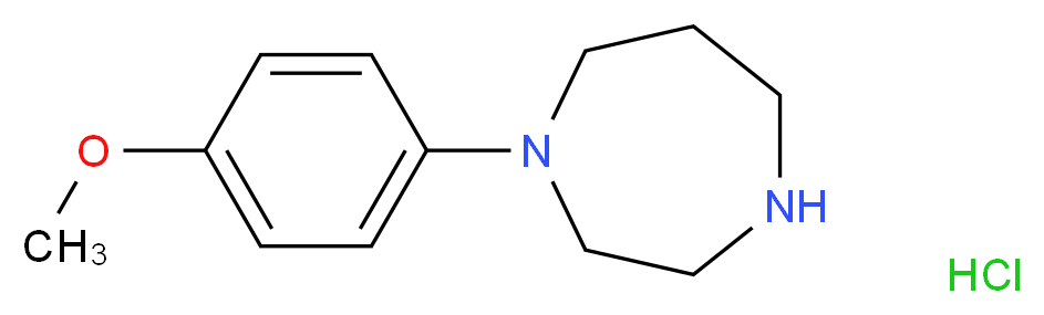 1-(4-methoxyphenyl)-1,4-diazepane hydrochloride_Molecular_structure_CAS_)