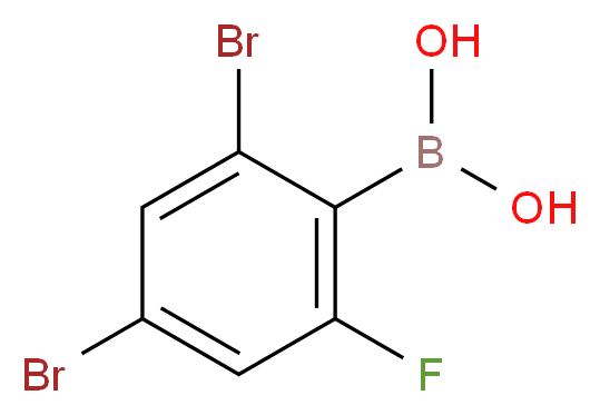 2,4-Dibromo-6-fluorophenylboronic acid_Molecular_structure_CAS_870778-96-4)