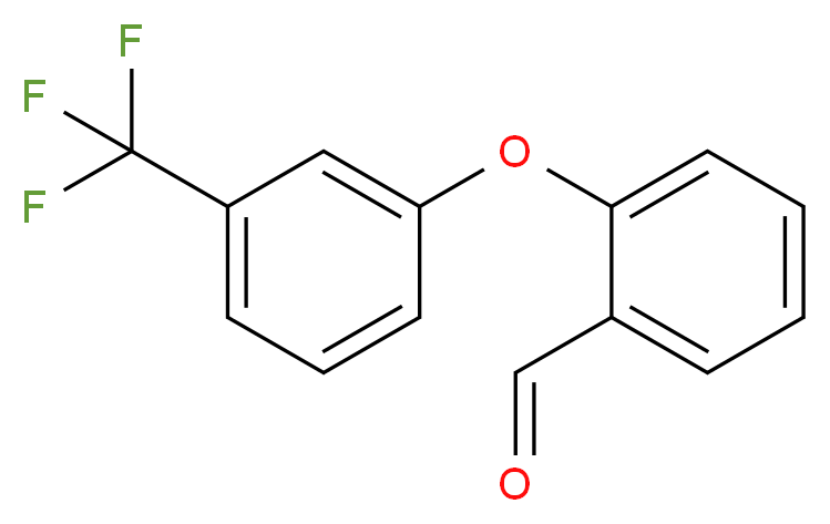 2-[3-(Trifluoromethyl)phenoxy]benzenecarbaldehyde_Molecular_structure_CAS_)