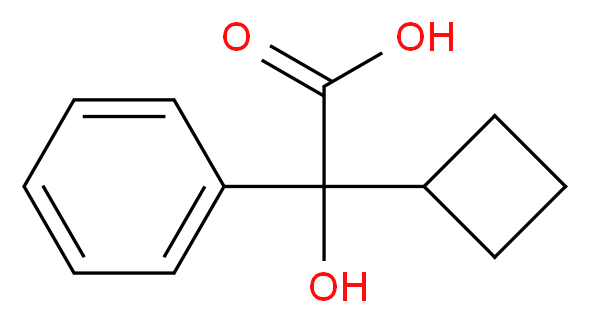 2-Cyclobutyl-2-hydroxy-2-phenylacetic acid_Molecular_structure_CAS_1460-47-5)