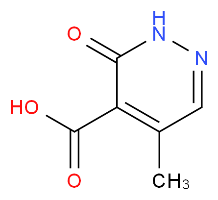 2,3-Dihydro-5-methyl-3-oxopyridazine-4-carboxylic acid_Molecular_structure_CAS_342402-51-1)