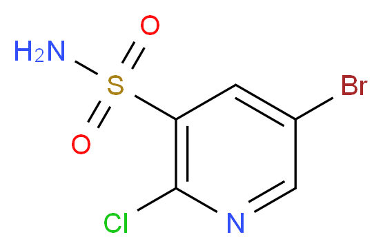 5-bromo-2-chloropyridine-3-sulfonamide_Molecular_structure_CAS_)