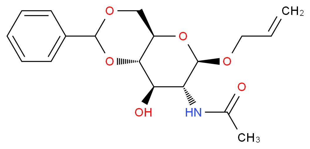 Allyl 2-(Acetylamino)-2-deoxy-4,6-O-(phenylmethylene)-β-D-glucopyranoside_Molecular_structure_CAS_65947-37-7)