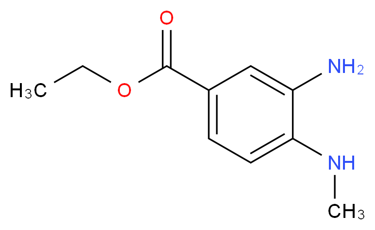 Ethyl 3-amino-4-(methylamino)benzoate_Molecular_structure_CAS_66315-23-9)