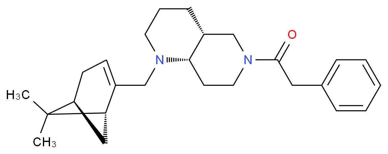 (4aR,8aS)-1-{[(1R,5S)-6,6-dimethylbicyclo[3.1.1]hept-2-en-2-yl]methyl}-6-(phenylacetyl)decahydro-1,6-naphthyridine_Molecular_structure_CAS_)