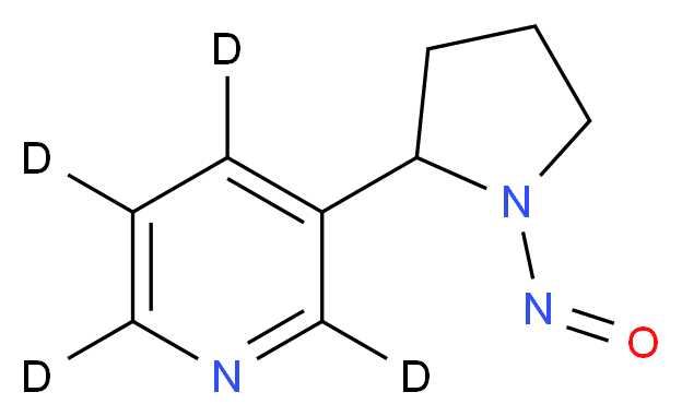 rac N'-Nitrosonornicotine-d4_Molecular_structure_CAS_66148-19-4)