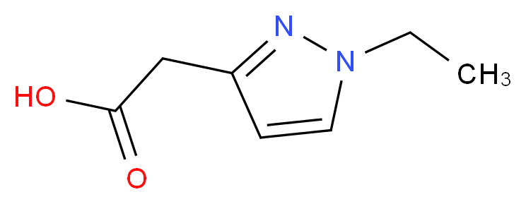 2-(1-ethyl-1H-pyrazol-3-yl)acetic acid_Molecular_structure_CAS_)