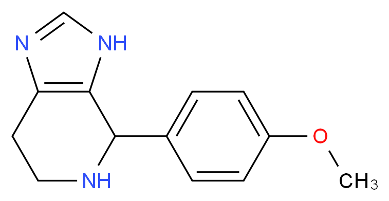 4-(4-Methoxyphenyl)-4,5,6,7-tetrahydro-3H-imidazo[4,5-c]pyridine_Molecular_structure_CAS_)