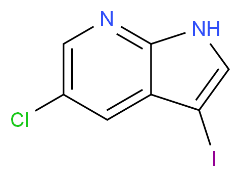 5-Chloro-3-iodo-7-azaindole_Molecular_structure_CAS_900514-08-1)