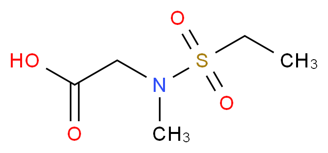 2-(N-methylethanesulfonamido)acetic acid_Molecular_structure_CAS_)