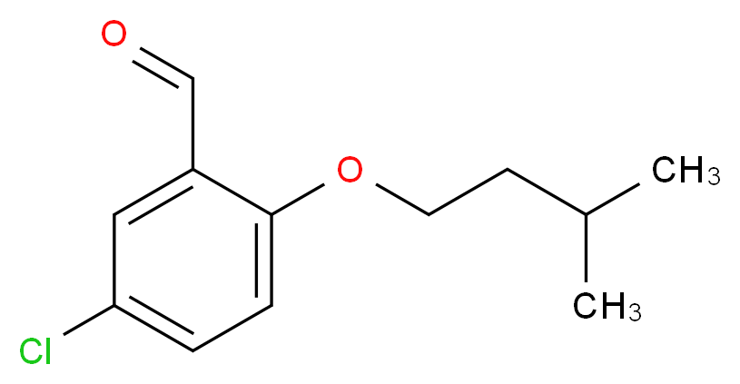 5-Chloro-2-(3-methylbutoxy)benzaldehyde_Molecular_structure_CAS_81995-29-1)