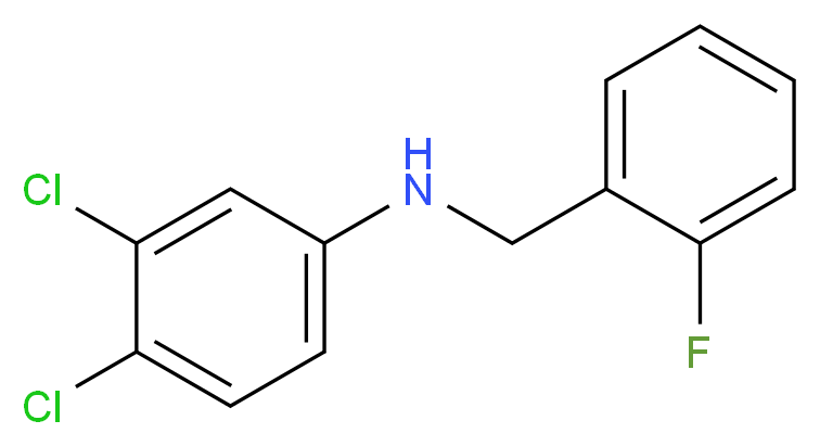 3,4-Dichloro-N-(2-fluorobenzyl)aniline_Molecular_structure_CAS_723753-73-9)