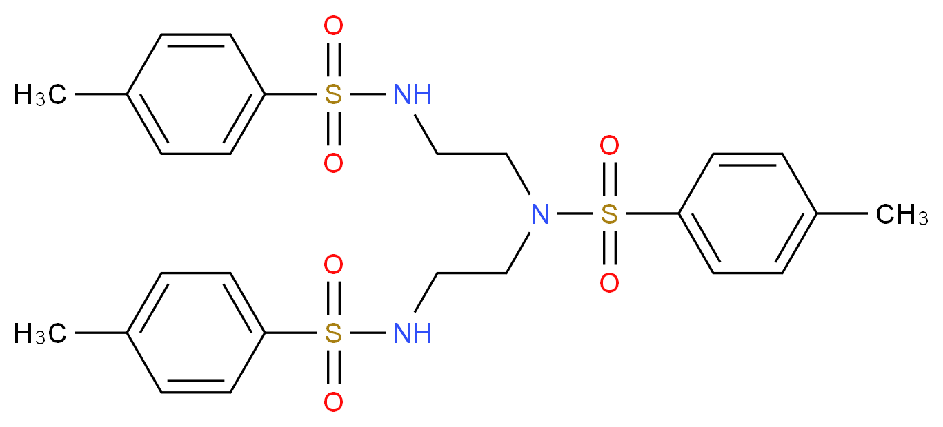 4-Methyl-N,N-bis(2-(4-methylphenylsulfonamido)ethyl)benzenesulfonamide_Molecular_structure_CAS_56187-04-3)