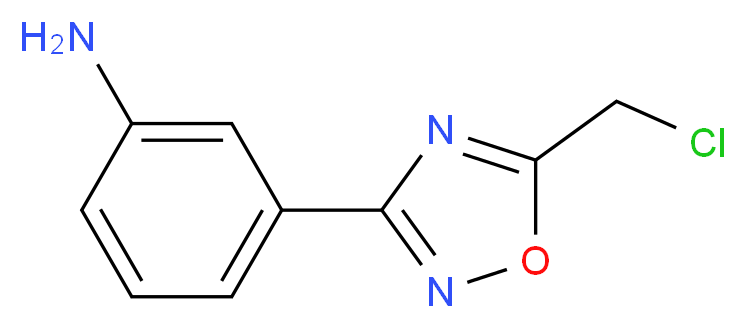 3-(5-Chloromethyl-[1,2,4]oxadiazol-3-yl)-phenylamine_Molecular_structure_CAS_6595-79-5)