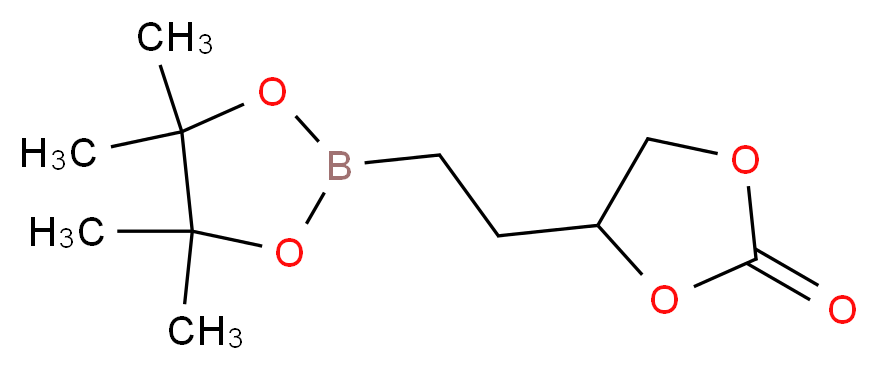 2-(1,3-Dioxolan-2-on-4-yl)-1-ethylboronic acid pinacol ester_Molecular_structure_CAS_501014-47-7)