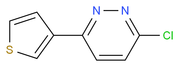 3-chloro-6-(3-thienyl)pyridazine_Molecular_structure_CAS_)