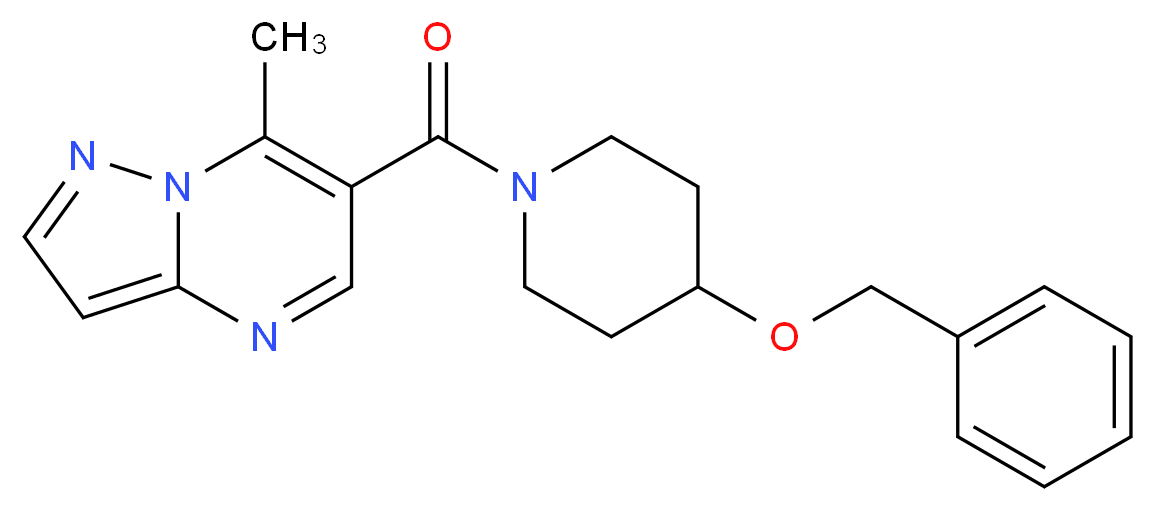 6-{[4-(benzyloxy)-1-piperidinyl]carbonyl}-7-methylpyrazolo[1,5-a]pyrimidine_Molecular_structure_CAS_)