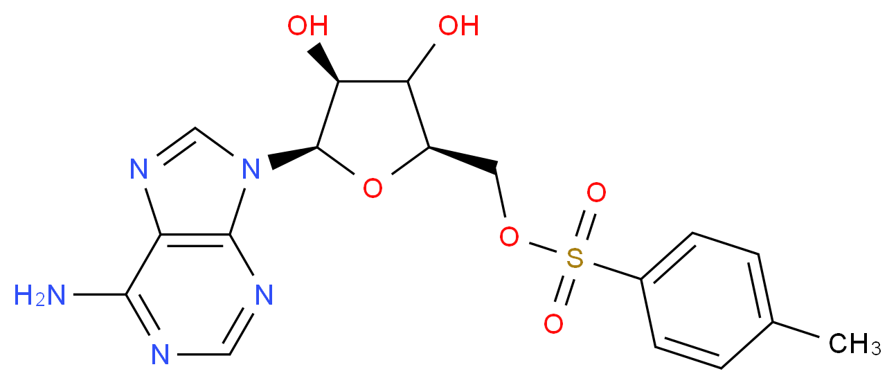 5'-Tosyl Adenosine_Molecular_structure_CAS_5135-30-8)