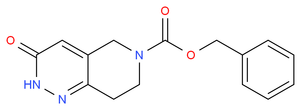 benzyl 3-oxo-2H,3H,5H,6H,7H,8H-pyrido[4,3-c]pyridazine-6-carboxylate_Molecular_structure_CAS_)