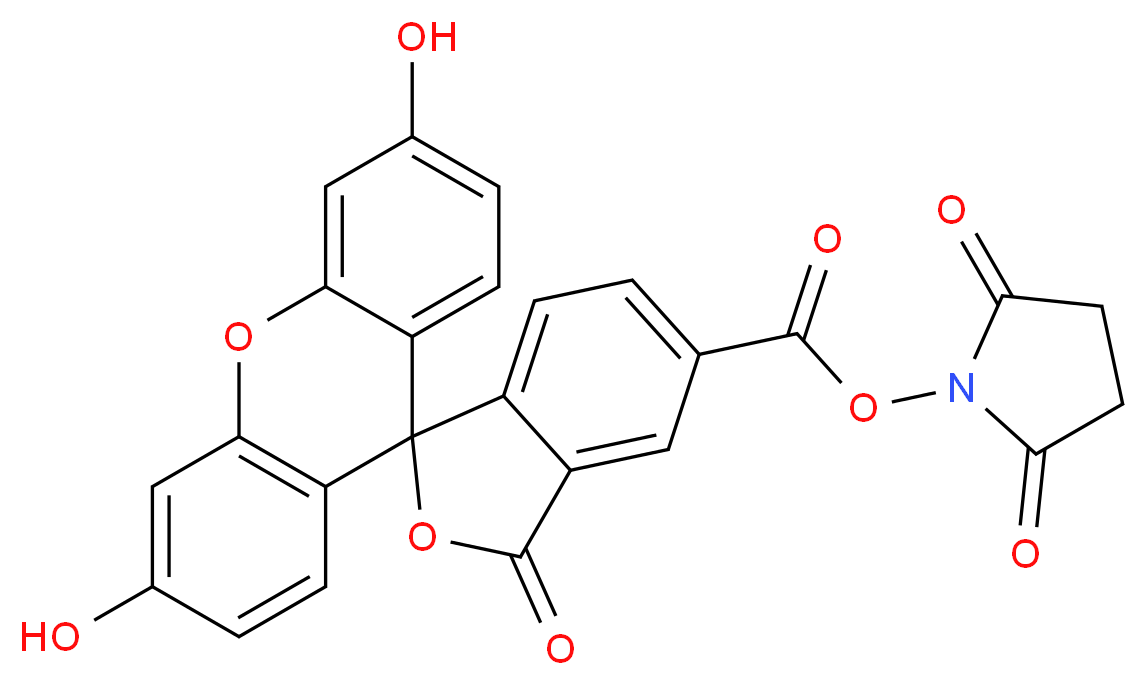 5-Carboxyfluorescein-N-hydroxysuccinimide Ester_Molecular_structure_CAS_92557-80-7)