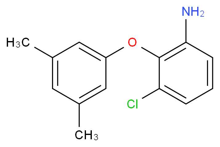 3-Chloro-2-(3,5-dimethylphenoxy)aniline_Molecular_structure_CAS_)