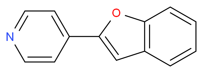 4-(1-benzofuran-2-yl)pyridine_Molecular_structure_CAS_)
