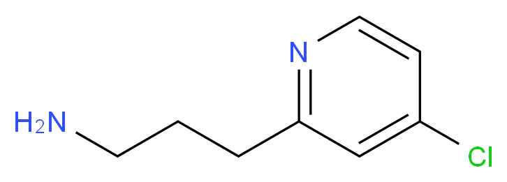 3-(4-chloropyridin-2-yl)propan-1-amine_Molecular_structure_CAS_1060809-13-3)