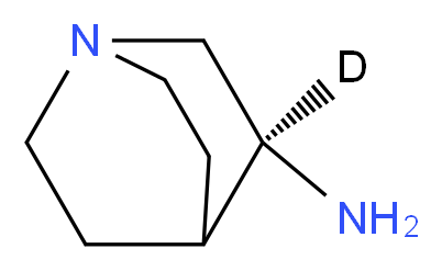 (3S)-Aminoquinuclidine-D1 Dihydrochloride_Molecular_structure_CAS_)