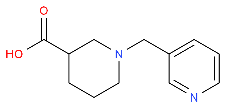 1-(Pyridin-3-ylmethyl)piperidine-3-carboxylic acid_Molecular_structure_CAS_)