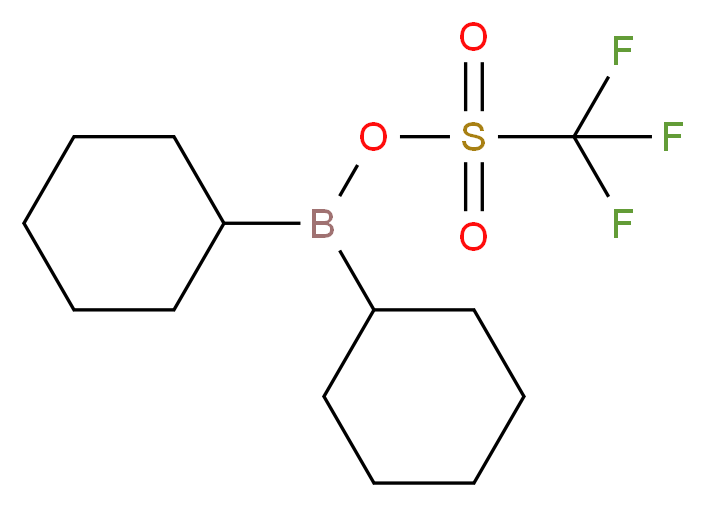 Dicyclohexyl{[(trifluoromethyl)sulphonyl]oxy}borane_Molecular_structure_CAS_145412-54-0)