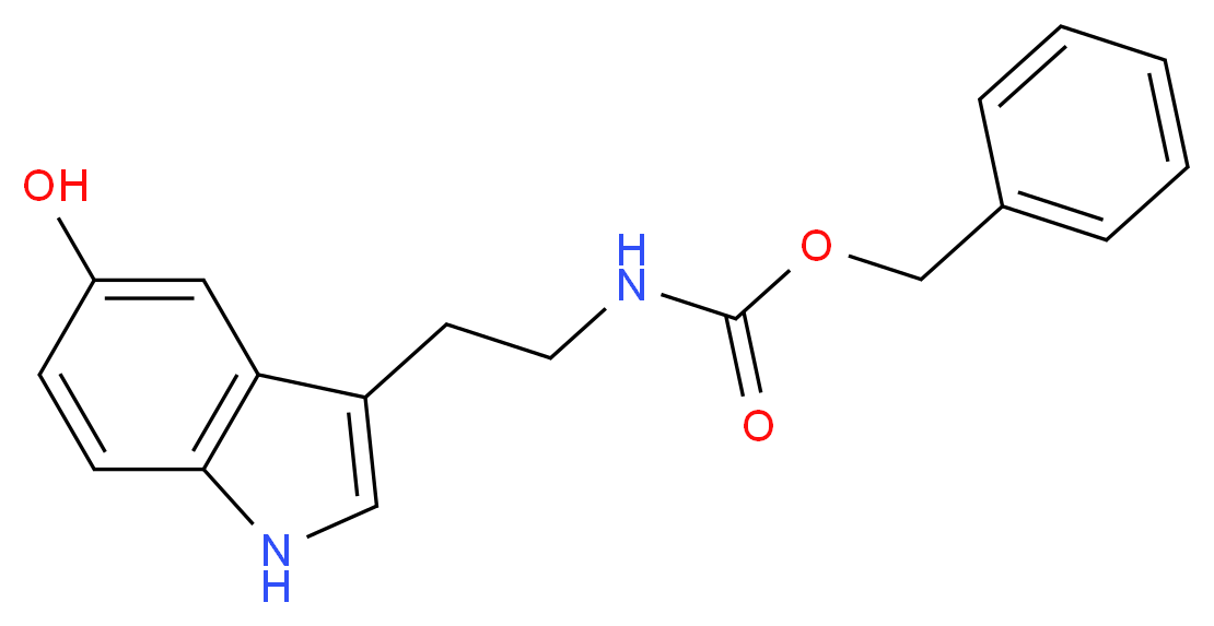 Benzyl[2-(5-hydroxyindol-3-yl)-ethyl]carbamate_Molecular_structure_CAS_53157-50-9)