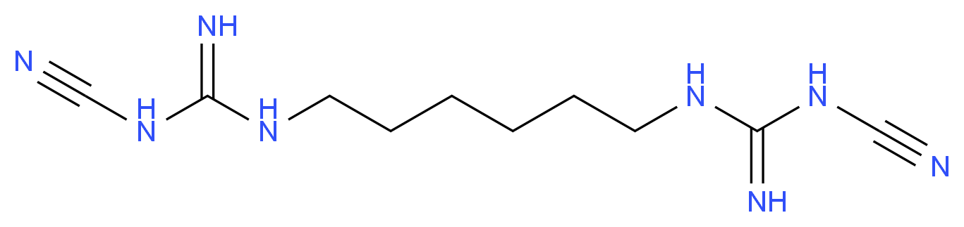 N,N'''-1,6-Hexanediylbis(N'-cyanoguanidine)_Molecular_structure_CAS_15894-70-9)