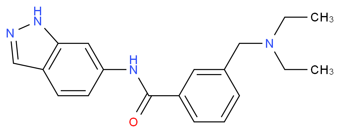 3-[(diethylamino)methyl]-N-1H-indazol-6-ylbenzamide_Molecular_structure_CAS_)
