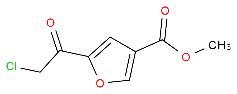 methyl 5-(2-chloroacetyl)furan-3-carboxylate_Molecular_structure_CAS_)