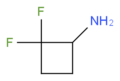 2,2-difluorocyclobutan-1-amine_Molecular_structure_CAS_)