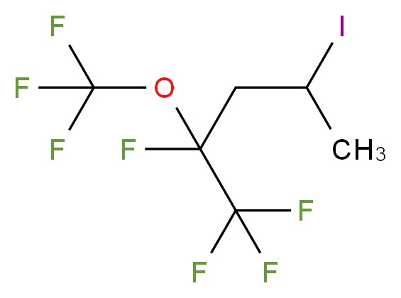 1,1,1,2-Tetrafluoro-2-trifluoromethoxy-4-iodopentane 97%_Molecular_structure_CAS_)
