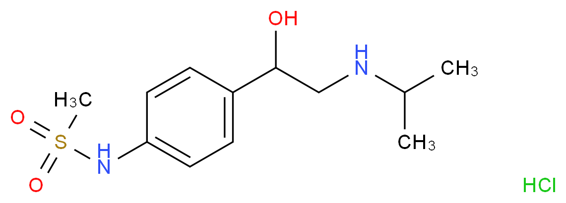 (±)-Sotalol hydrochloride_Molecular_structure_CAS_959-24-0)