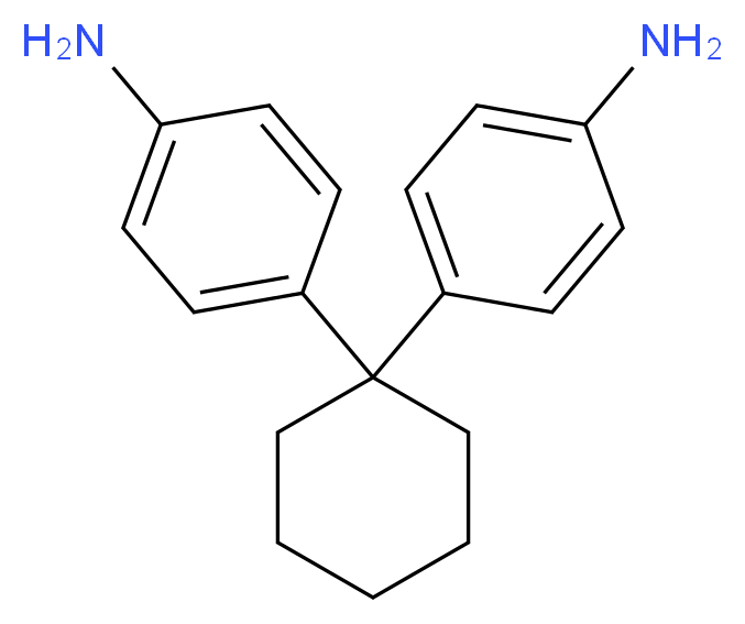 {4-[1-(4-Aminophenyl)cyclohexyl]phenyl}amine_Molecular_structure_CAS_)