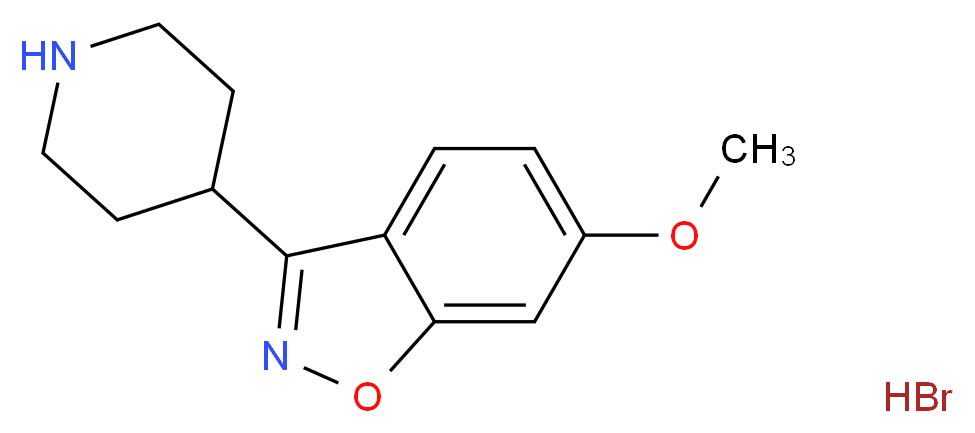 6-Methoxy-3-(4-piperidinyl)-1,2-benzisoxazole Hydrobromide_Molecular_structure_CAS_84163-17-7)